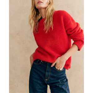 Sezane 'Amiel' Red Jumper Size L